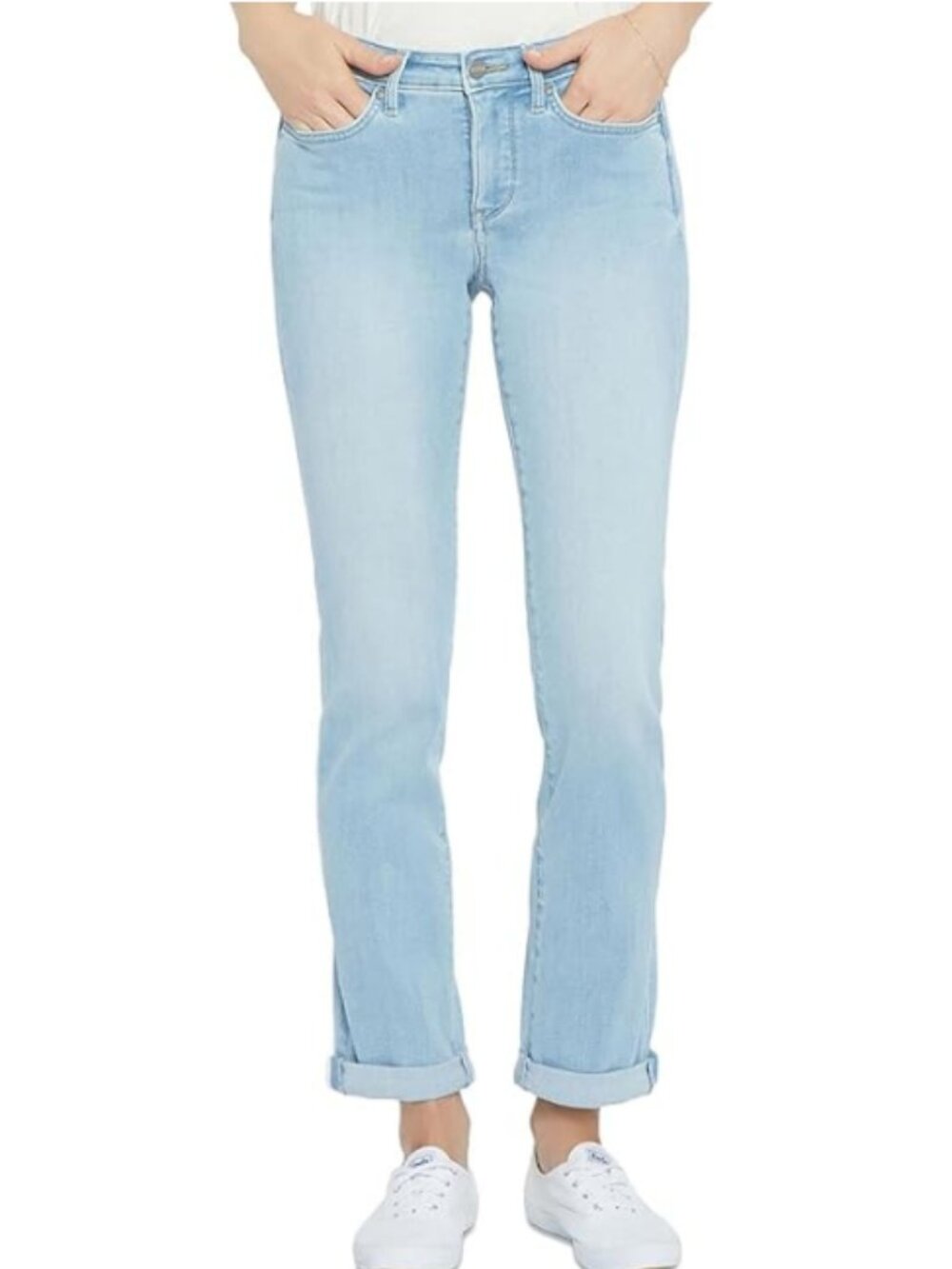 NYDJ Sheri Slim Ankle Cuff in Northstar